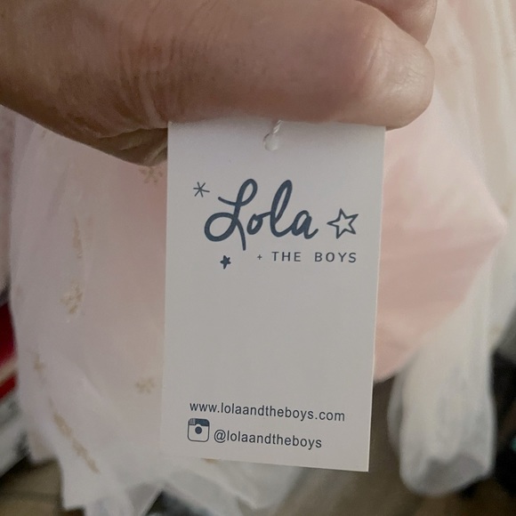 Lola and Boys pink long sleeve size 7/8 dress - Picture 8 of 12